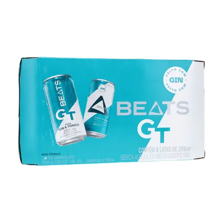 Bebida Mista Alcoólica Skol Beats Gt Gin & Tônica Lata 269ml 360-35