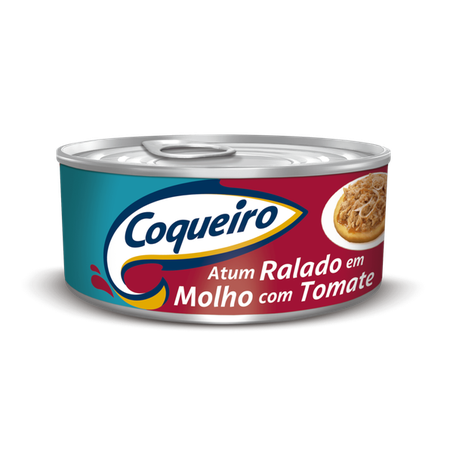 ATUM RALADO COQUEIRO MOLHO TOMATE 160G
