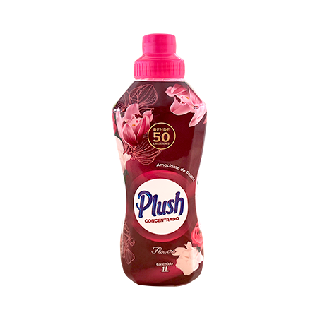 Amaciante concentrado plush flowers 1 litro