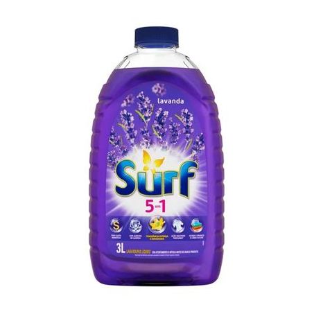 Lava roupas líquido surf lavanda 3 litros