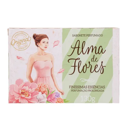 Sabonete Barra Alma De Flores Original 130g