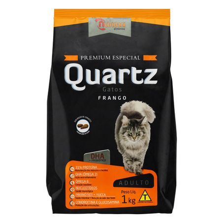 RAÇÃO PARA GATOS ADULTOS FRANGO QUARTZ PREMIUM ESPECIAL