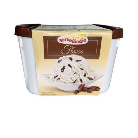 SORVELANDIA SORVETE POTE FLOCOS 1L