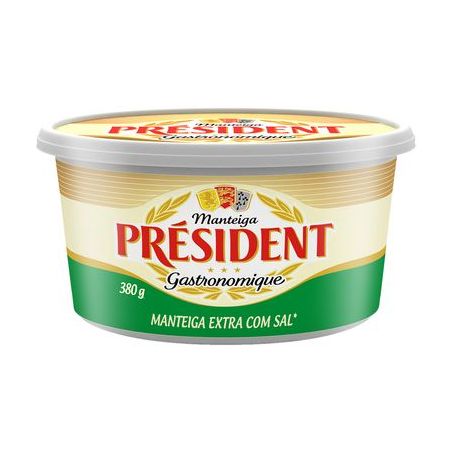Manteiga president gastronom c/sal 380g