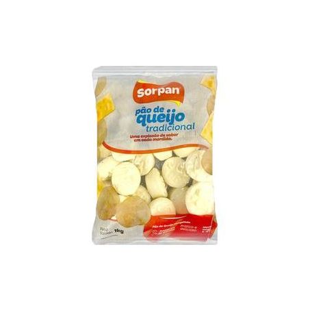 PAO QUEIJO TRADICIONAL SORPAN CONGELADO 1KG