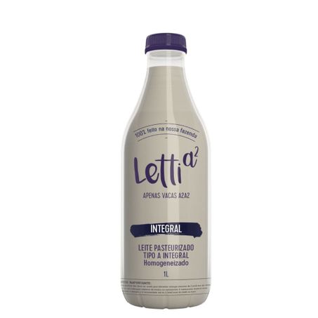Leite Pasteurizado Tipo Aa2 Integral Xandô Garrafa 1LT