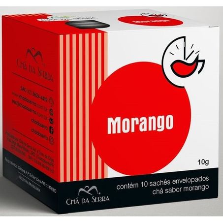 CHÁ MORANGO DA SERRA C/10 SAQUINHOS ENVELOPADOS