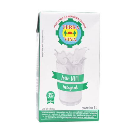 Leite UHT Integral Terra Viva Caixa 1lt 360-59