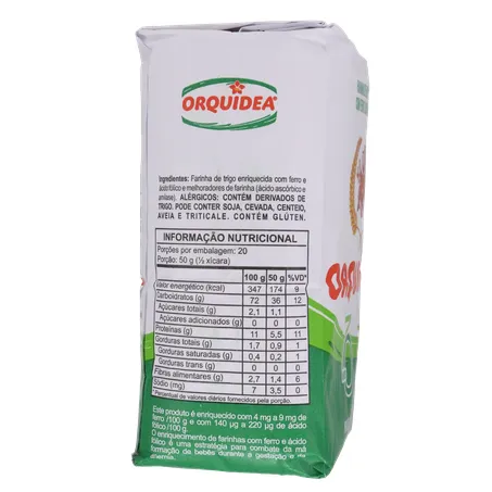 FARINHA DE TRIGO ORQUÍDEA T1 1KG 360-28