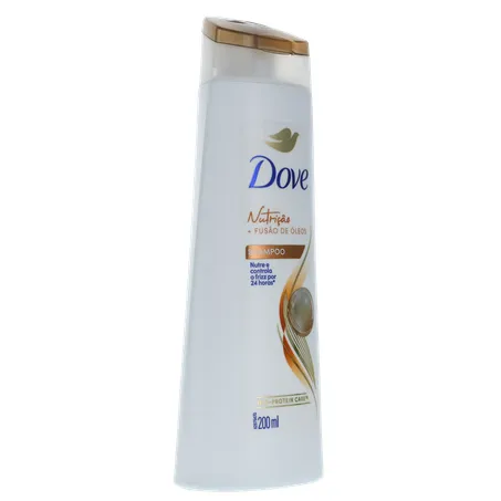 Shampoo Dove Nutrição + Fusão de Óleos Squeeze 200ml 360-32