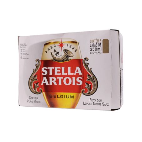 Cerveja stella artois 350ml c/8 und 360-3