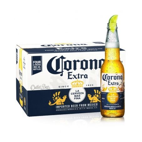 CERVEJA CORONA EXTRA 355ML 6UN