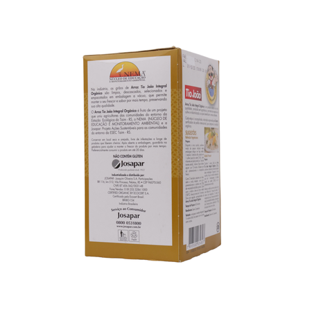 ARROZ TIO JOÃO INTEGRAL ORGÂNICO 1KG 360-19