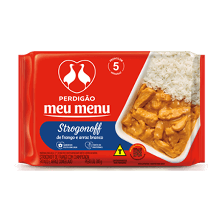 Arroz strogonoff com frango perdigão 300g