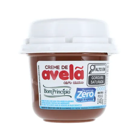 Creme de avela bom principio com cacau zero140g 360-35