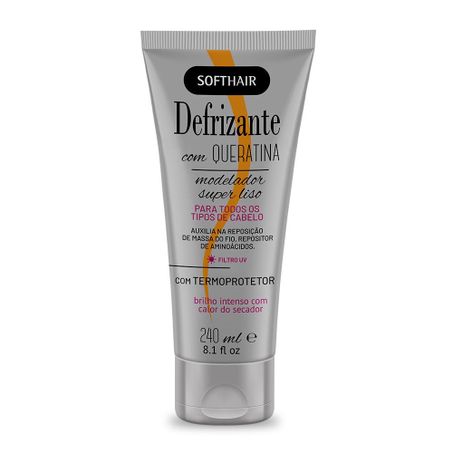 Cr Tratamento Soft Hair 240g Defrizante Queratina