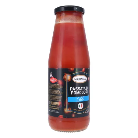 Passata Di Pomodori Mastroiani Cebola Vidro 680g 360-33
