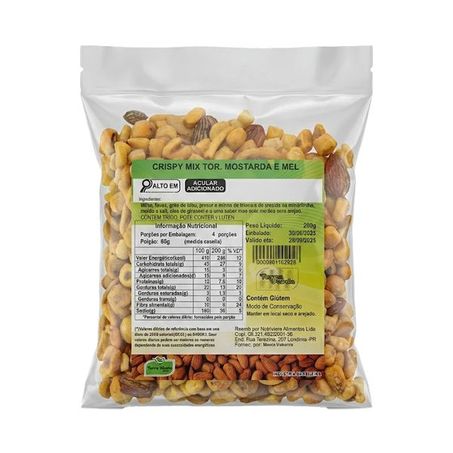 CRISPY MIX MOSTARDA E MEL 200G TERRA VERDE