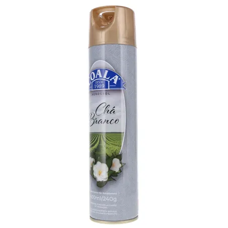 Odorizador Aerossol Coala Cha Branco 400ml 360-3