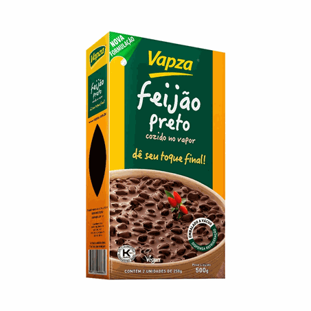 Feijão preto vapza 500g