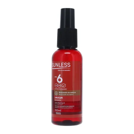 ÓLEO BRONZEADOR SUNLESS URUCUM 6FPS 120ML 360-2