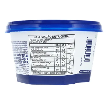 Queijo Burrata de Búfala Búfalo Dourado Pote 270gr 360-17