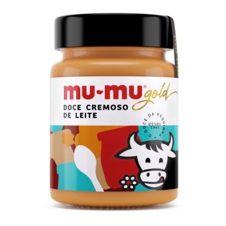 Doce de leite cremoso mumu gold 420g vidro