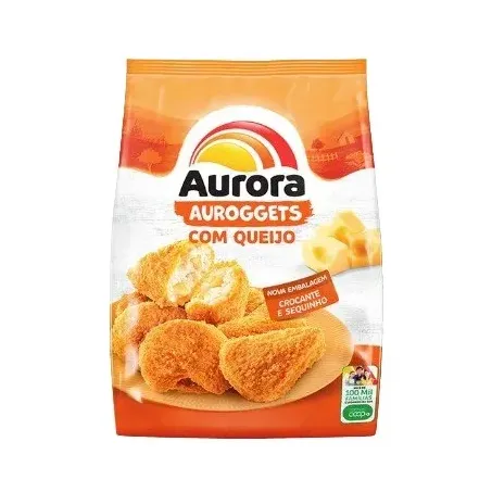 Nuggets aurora frango 275g queijo
