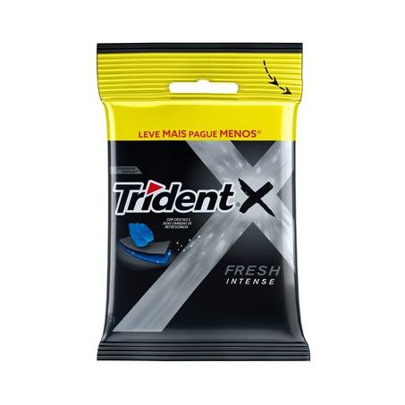 Goma de Mascar Trident Fresh Intense Pacote 4 Un X 8g