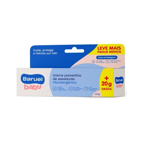 Creme preventivo assaduras baruel 120g l+p-