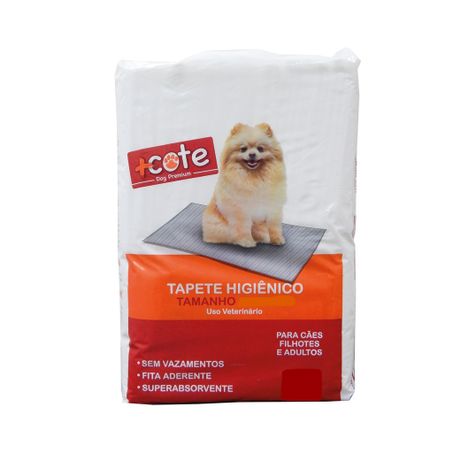 Tapete higiênico +cote 80x60 c/7