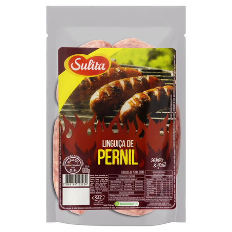 Linguiça de Pernil Sulita 600g - Tradicional - Resfriada