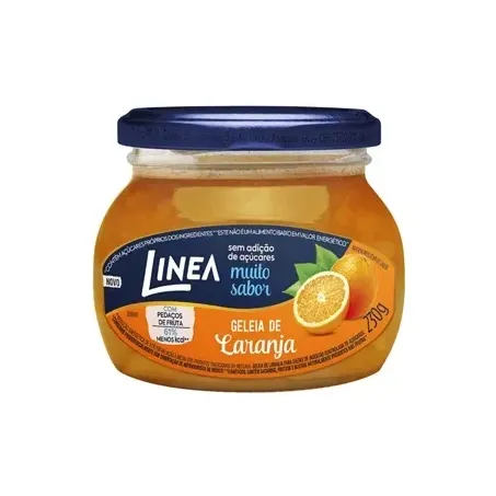 Geleia Linea 230g Zero Acucar Laranja