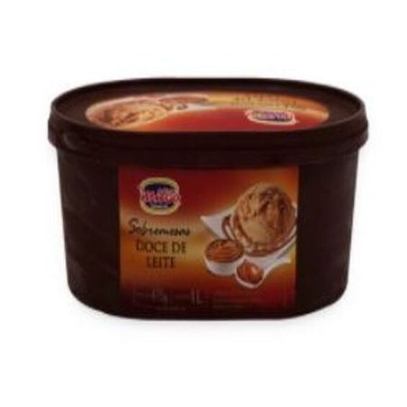 Sorvete Milão sobremesa doce de leite 1l