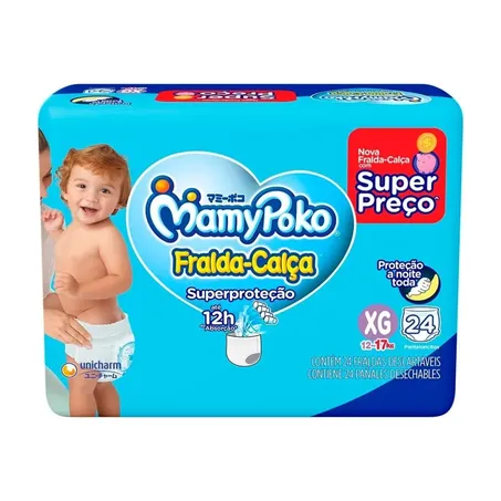 Fralda Desc Mamypoko 24un Superprotecao Xg Jumbo