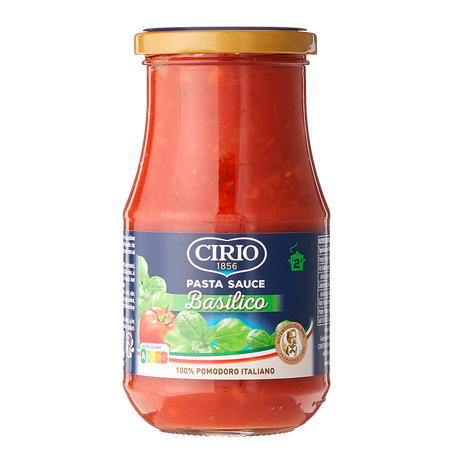 Molho de tomate italiano cirio basilico com manjericão 420g