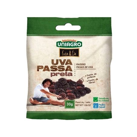 UVA PASSA PRETA UNIAGRO 30G