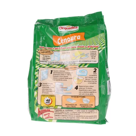 MISTURA BOLO ORQUIDEA CENOURA 350G 360-19