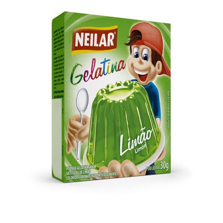 Gelatina Neilar Limão Caixa 30g 
 