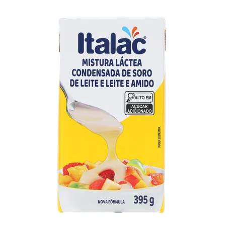 Mistura láctea condensada Italac soro de leite 395g
