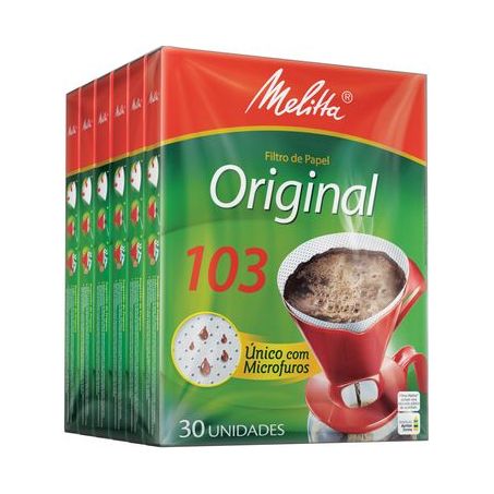 Filtro de papel melitta 103 c/30 un.