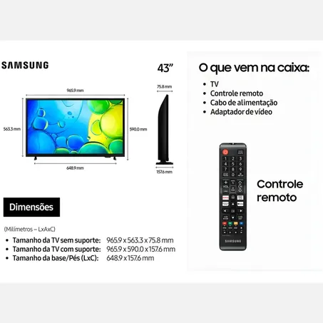 SAMSUNG TV SMART 43 LS43F6000FGXZD                 360-1