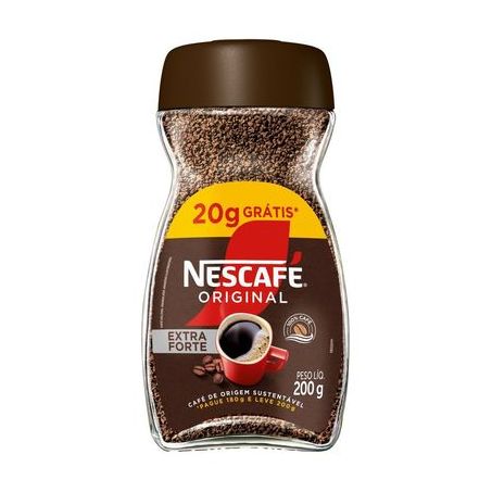 CAFÉ SOLÚVEL NESCAFÉ ORIGINAL VD L200G P180G