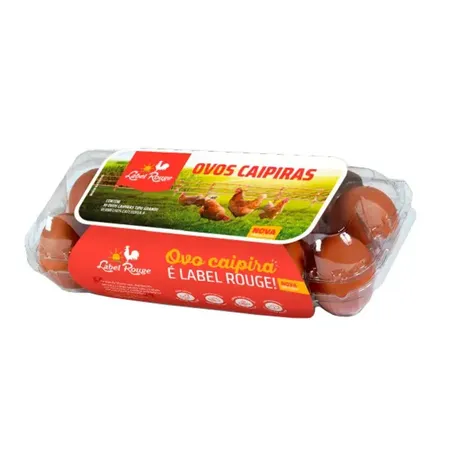 Label Rouge Ovo Caipira 10 Unidades