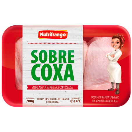 Sobrecoxa de frango Nutrifrango resfriado 700g