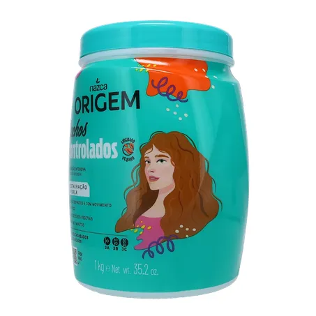 Creme de Hidratação Nazca Origem Cachos Controlados Pote 1Kg 360-4