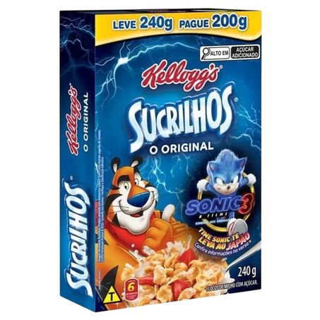 Cereal Matinal Kellogg's Sucrilhos O Original Caixa 240gr