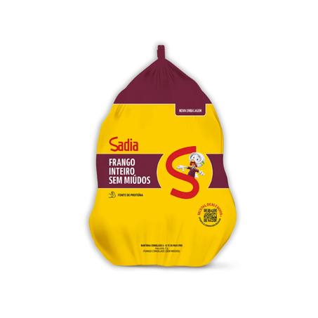 FRANGO INTEIRO SADIA SEM TEMPERO SEM MIÚDOS KG