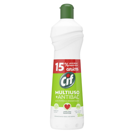 Limpador cif multiuso spray antib prom 500