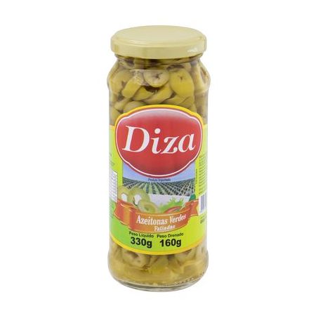 Azeitonas Verdes Fatiada Diza Vidro 160G